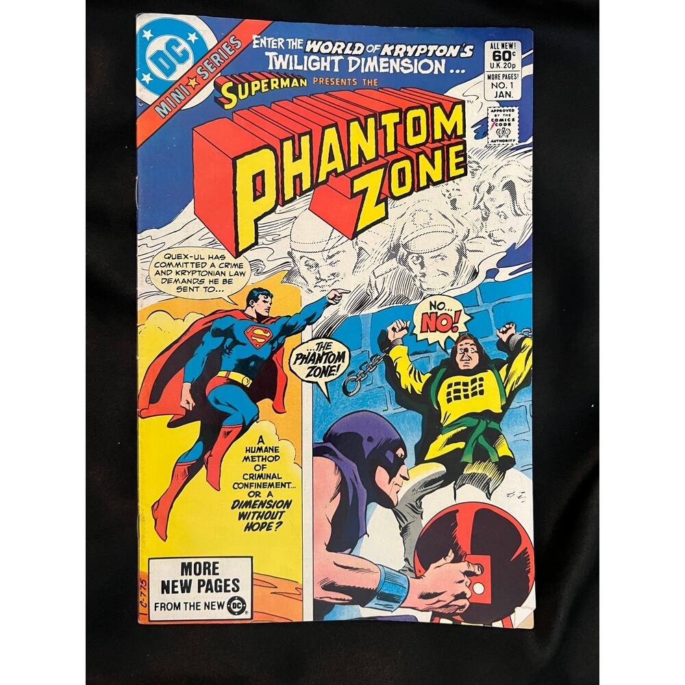vintage 1982 "SUPERMAN presents the PHANTOM ZONE" #1 - vg/uncommon